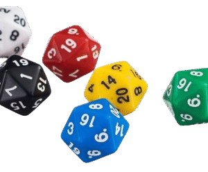 dados_pentagonales_del1al20 Dados pentagonales del 1 al 20 - 6 unidades