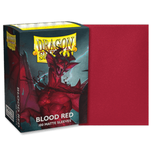 Dragon Shield Sleeves – Mate: Blood Red 100CT