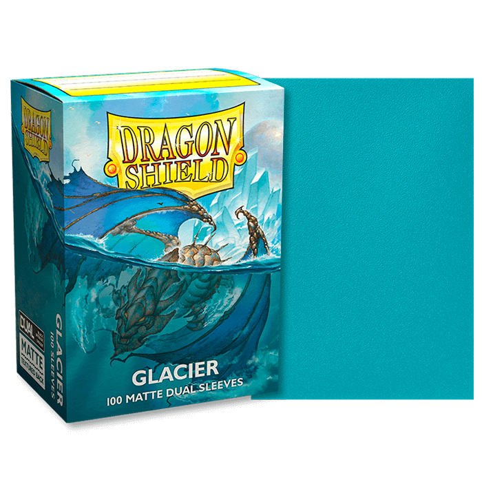 Dragon Shield Estándar - Dual Mate Glacier 100CT: imagen 1