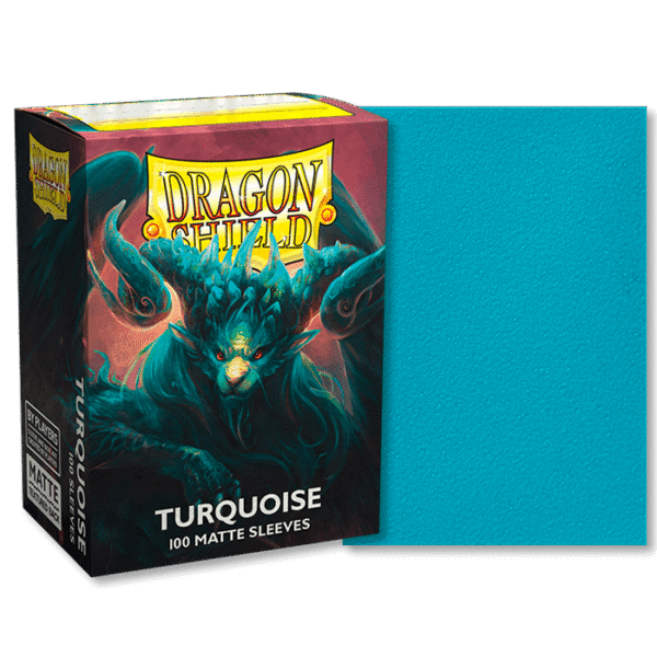 producto-ds-matte-turquoise Dragon Shield Sleeves – Matte: Turquoise 100CT